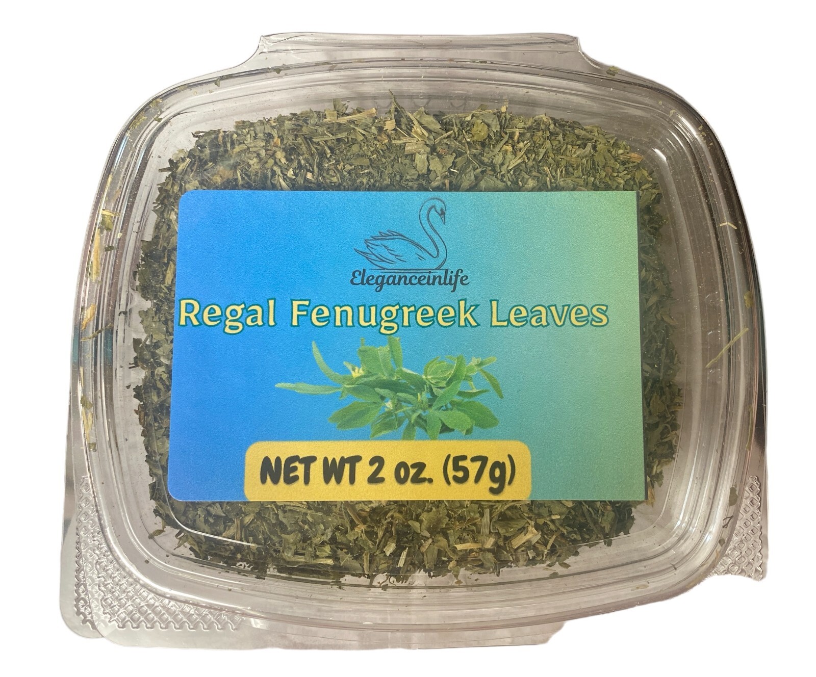 Eleganceinlife Regal Fenugreek Leaves NET WT 2 oz (57g) Gluten-Free, Vegan