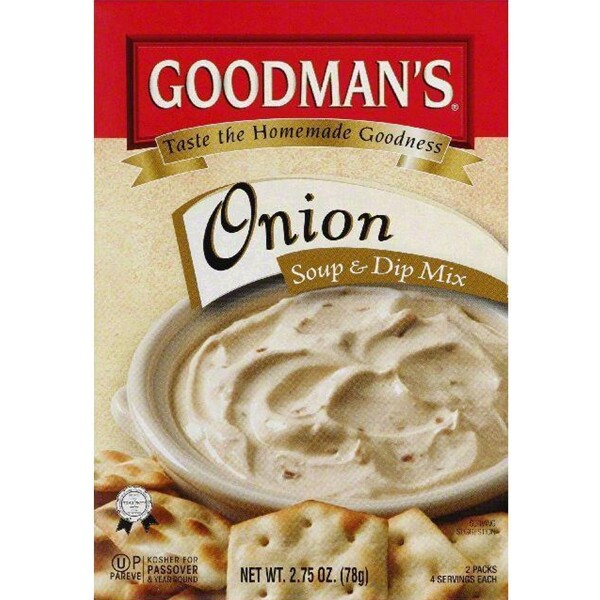 Goodman’s Onion Soup & Dip Mix 2.75 oz (Pack of 6)
