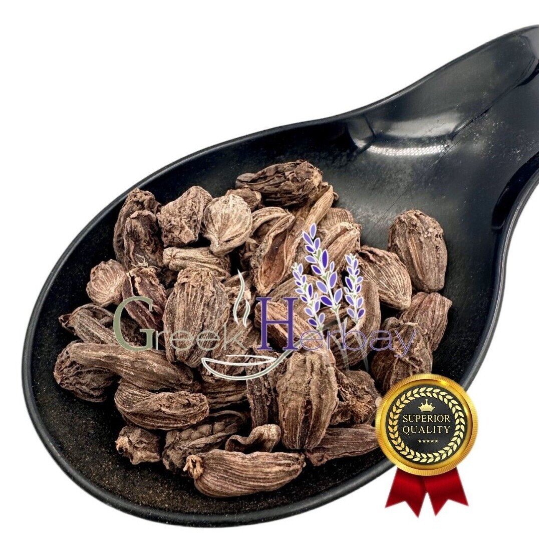 Black Cardamom Dried Ground Seeds 20gr(0.70oz)-1.9kg(4.2lbs) Amomum Subulatum