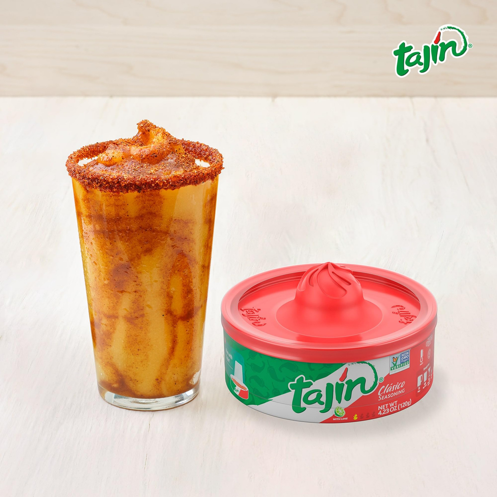 Tajin Clasico Chili Lime Seasoning Rimmer 4.23 Ounce Flavorful Drink Spice