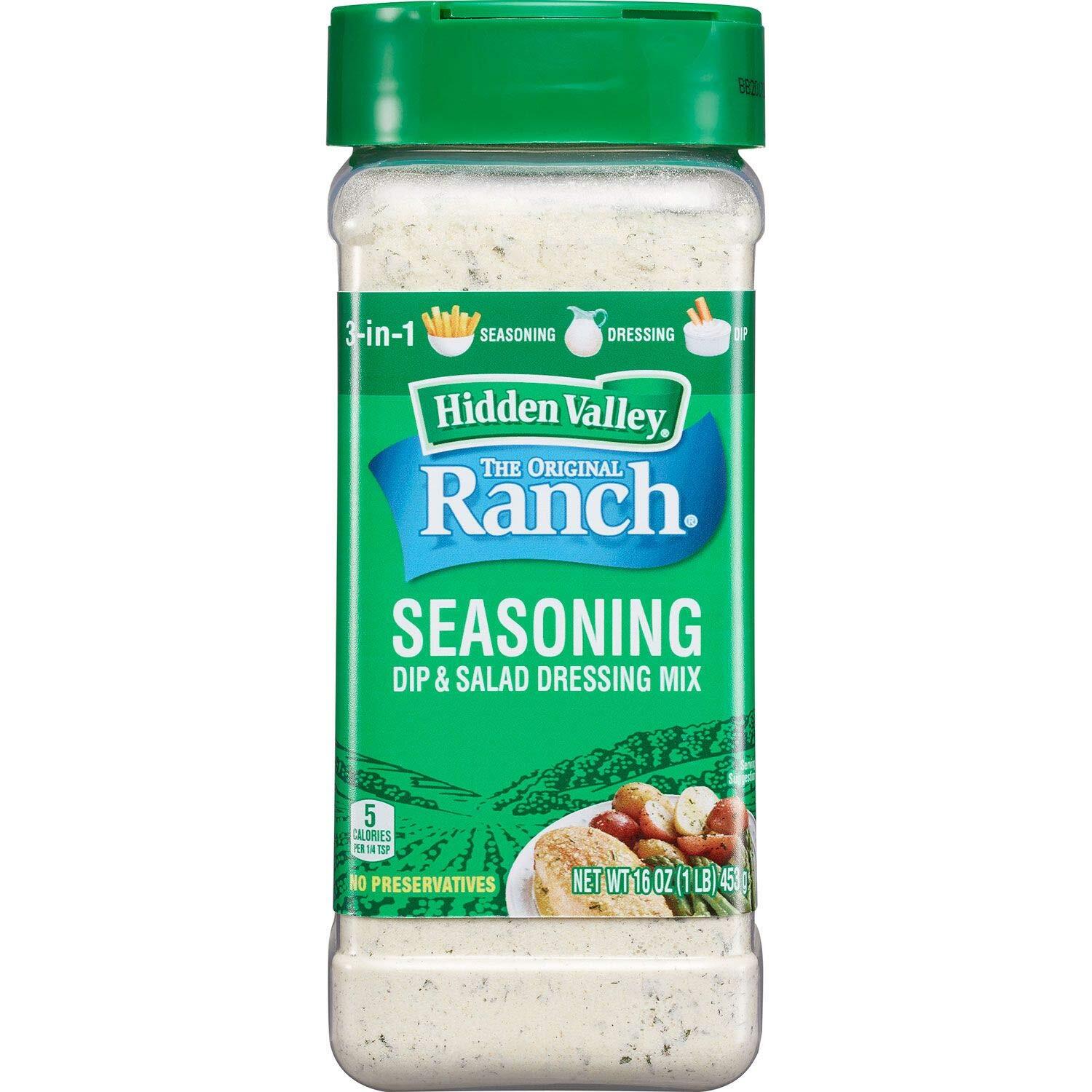 Hidden Valley Original Ranch Seasoning and Salad Dressing Mix, 16 Oz