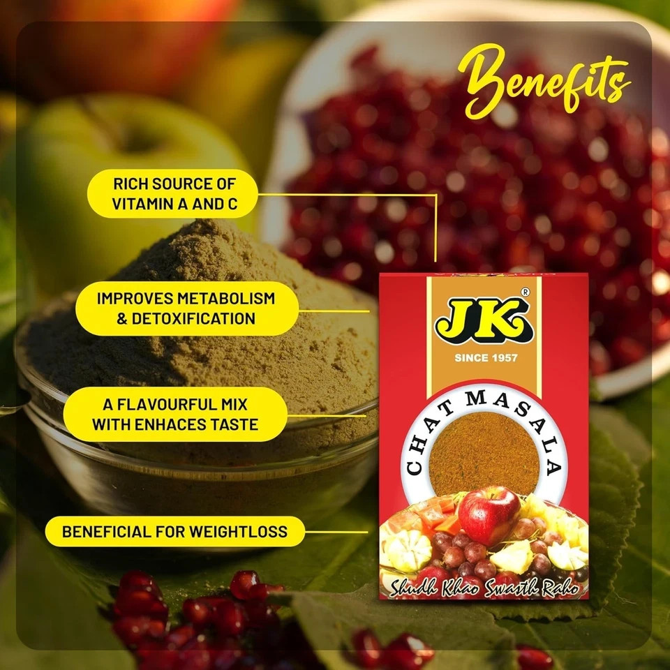 JK Chat Masala, 100g (Pack of 1)