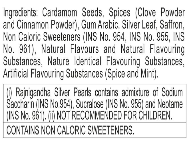 Rajnigandha Silver Pearls Pack of 6 | Silver Coated Elaichi