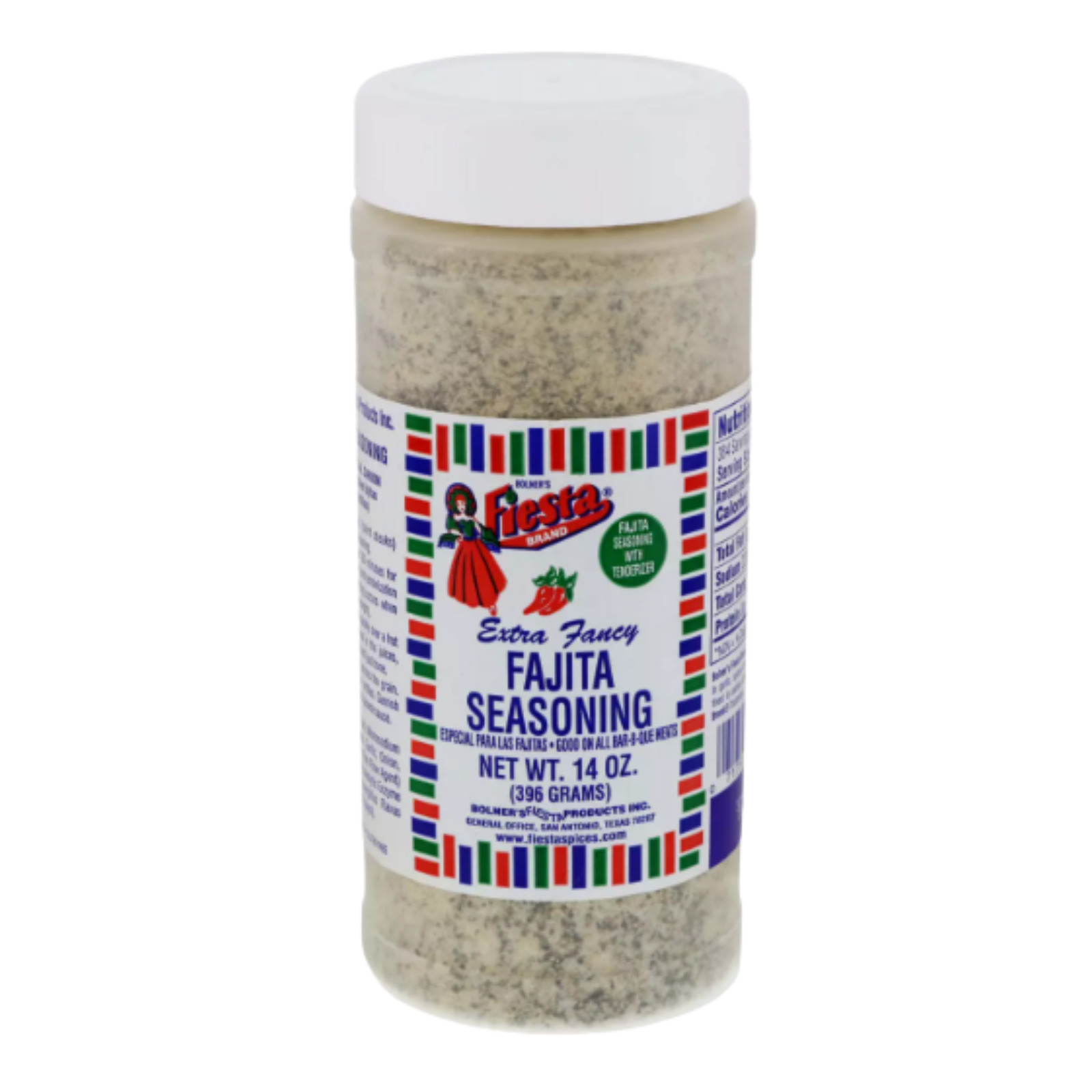 Fiesta Fajita Seasoning 14 oz | Large Texas BBQ Spice Bottle