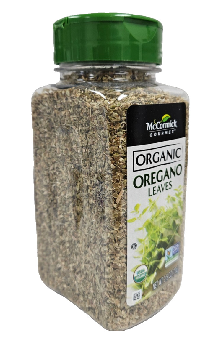 McCormick Gourmet Organic Oregano Leaves Seasoning Spice Mix Non GMO Exp 09/2026