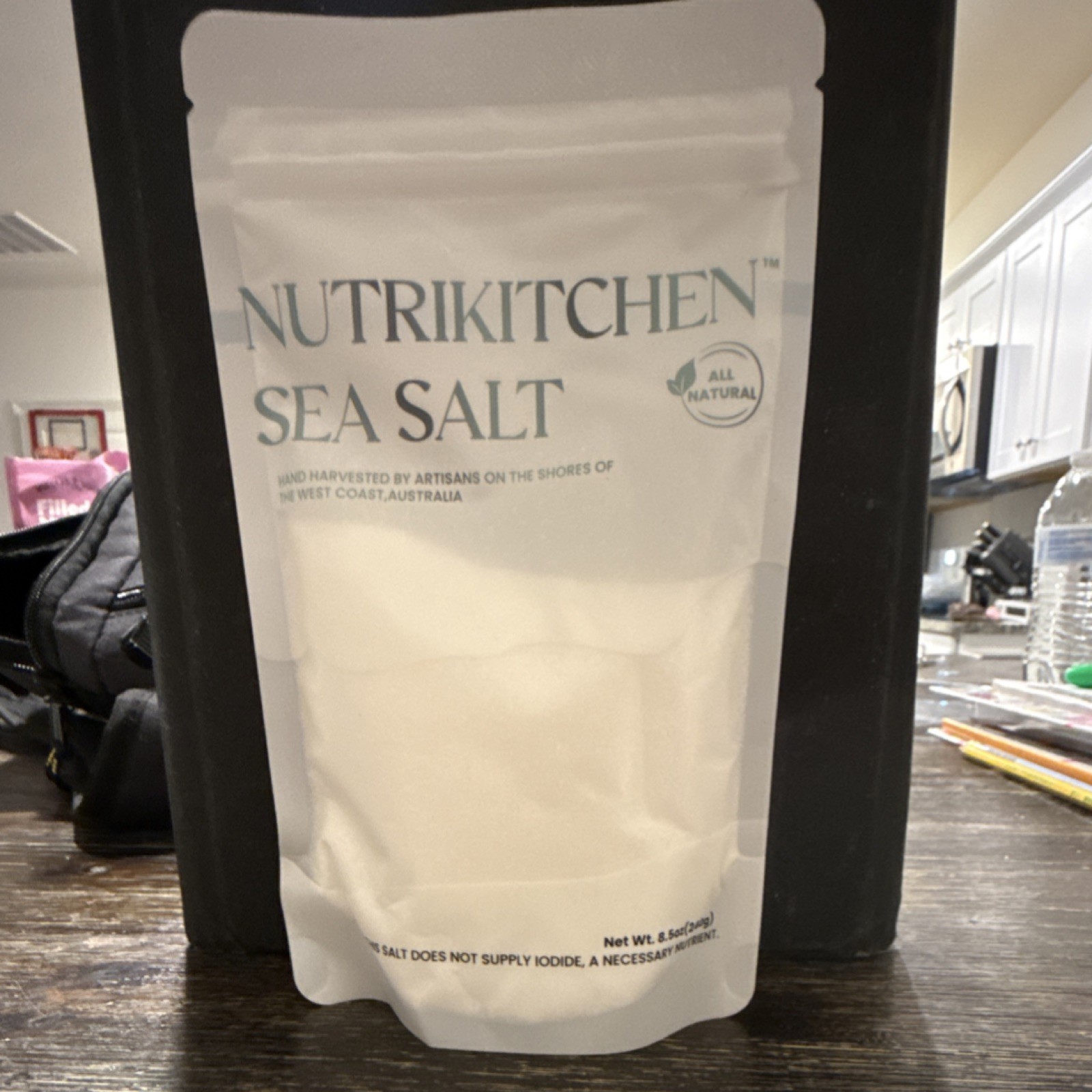 NUTRIKITCHEN Sea Salt Fine Grind All Natural Australian 8.8 oz (250g)