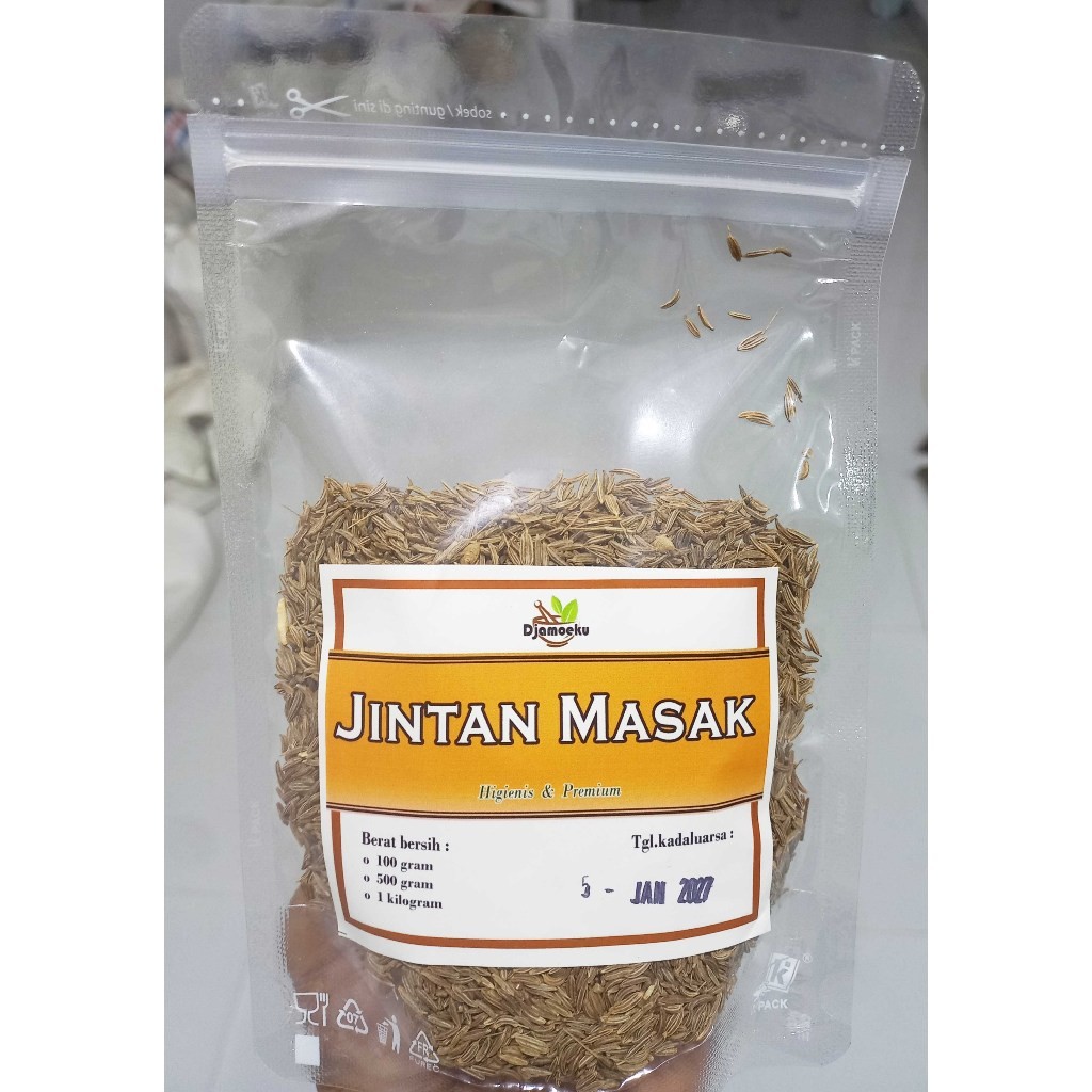 Cumin Seed 100g Indonesian Cooking Spice Whole Aromatic Natural