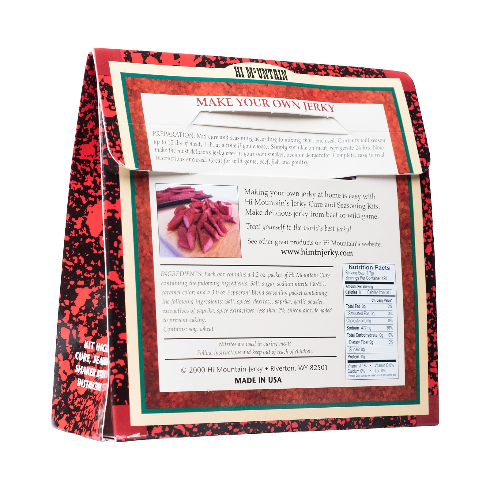 Hi Mountain Jerky Seasoning and Cure Kit | PEPPERONI 7.2 Ounce (Pack of 1)