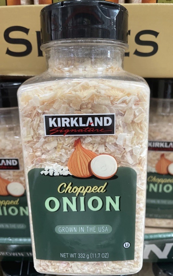 New Kirkland Chopped Onions – Gently Dried, Chefs Finest Quality, 11.7oz Bottle