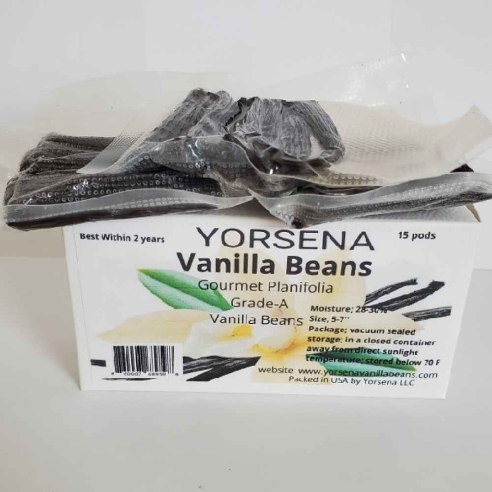 Madagascar Vanilla Beans Grade A , planifolia 15 pods
