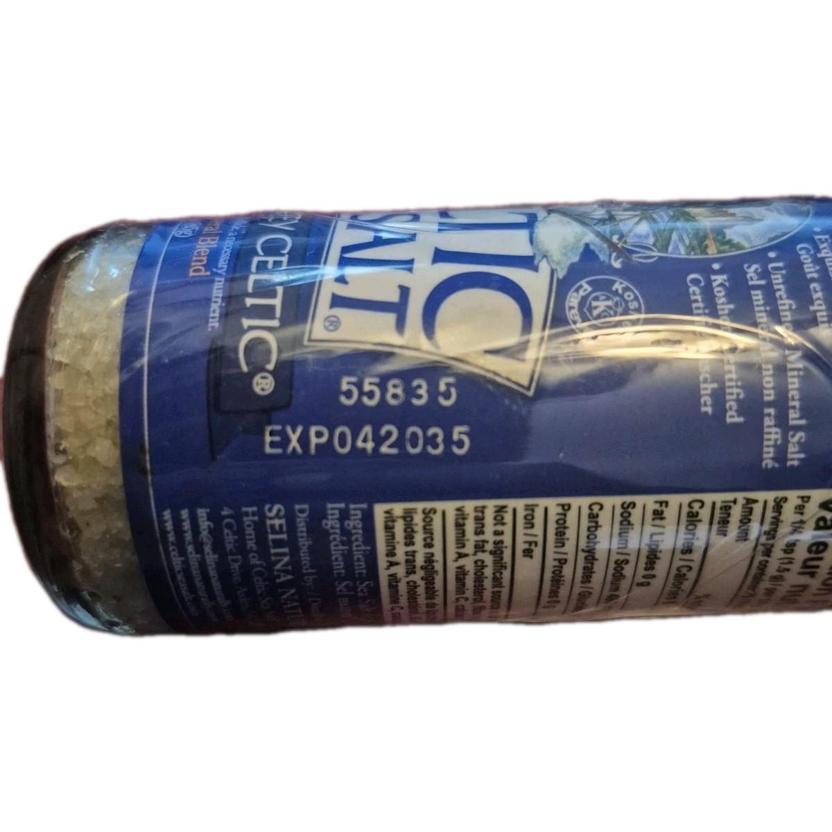 Celtic Sea Salt Light Grey Grinder 3oz – Natural Mineral Rich Salt