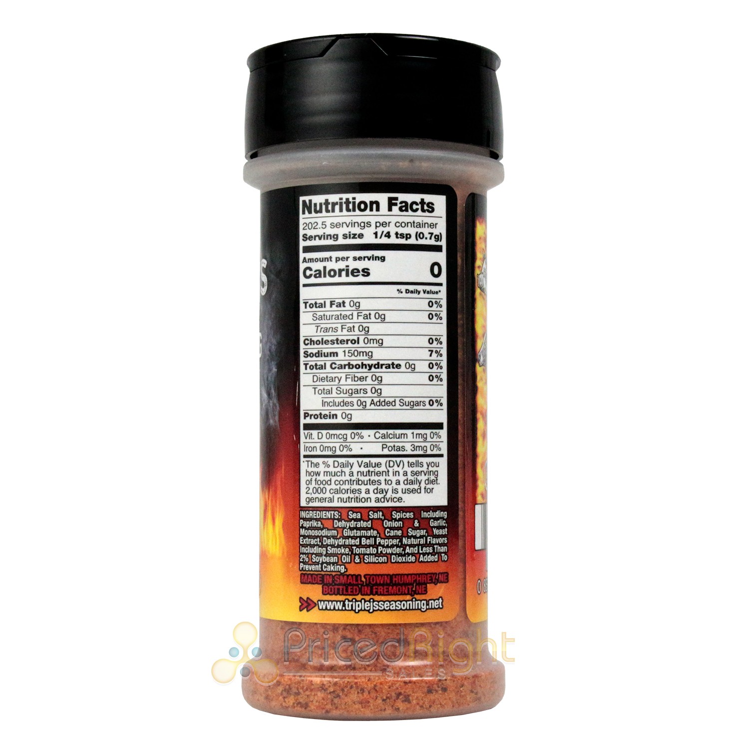 Triple J’s All Purpose Spicy Seasoning Beef Pork Poultry Fish Gluten Free 5 oz