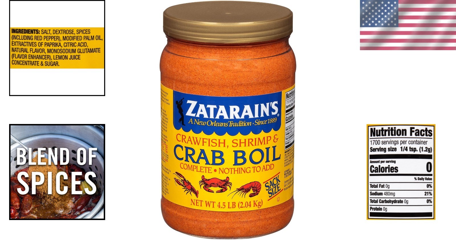 72 oz Crawfish, Shrimp & Crab Boil – Complete Seasoning for Flavorful Gatherings
