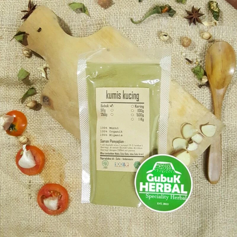 Kumis Kucing Leaves Powder Natural Organic Herb Spices Fresh Pure Hygienic