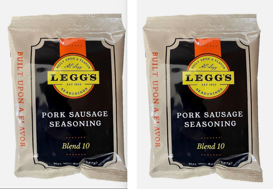 A.C. Legg’s Pork Sausage Seasoning Blend 10 – 8 oz (2-pack)