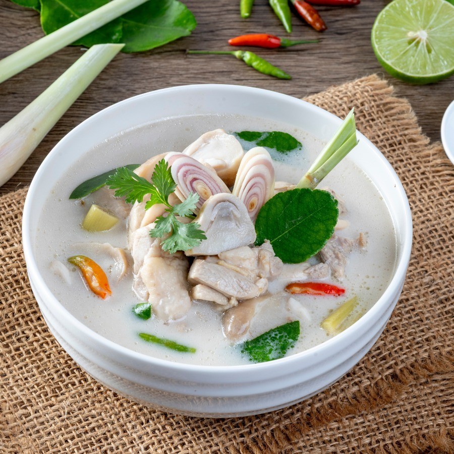 5 Pack. Maepranom Instant Tom Kha Paste 50g – No MSG, No Preservatives