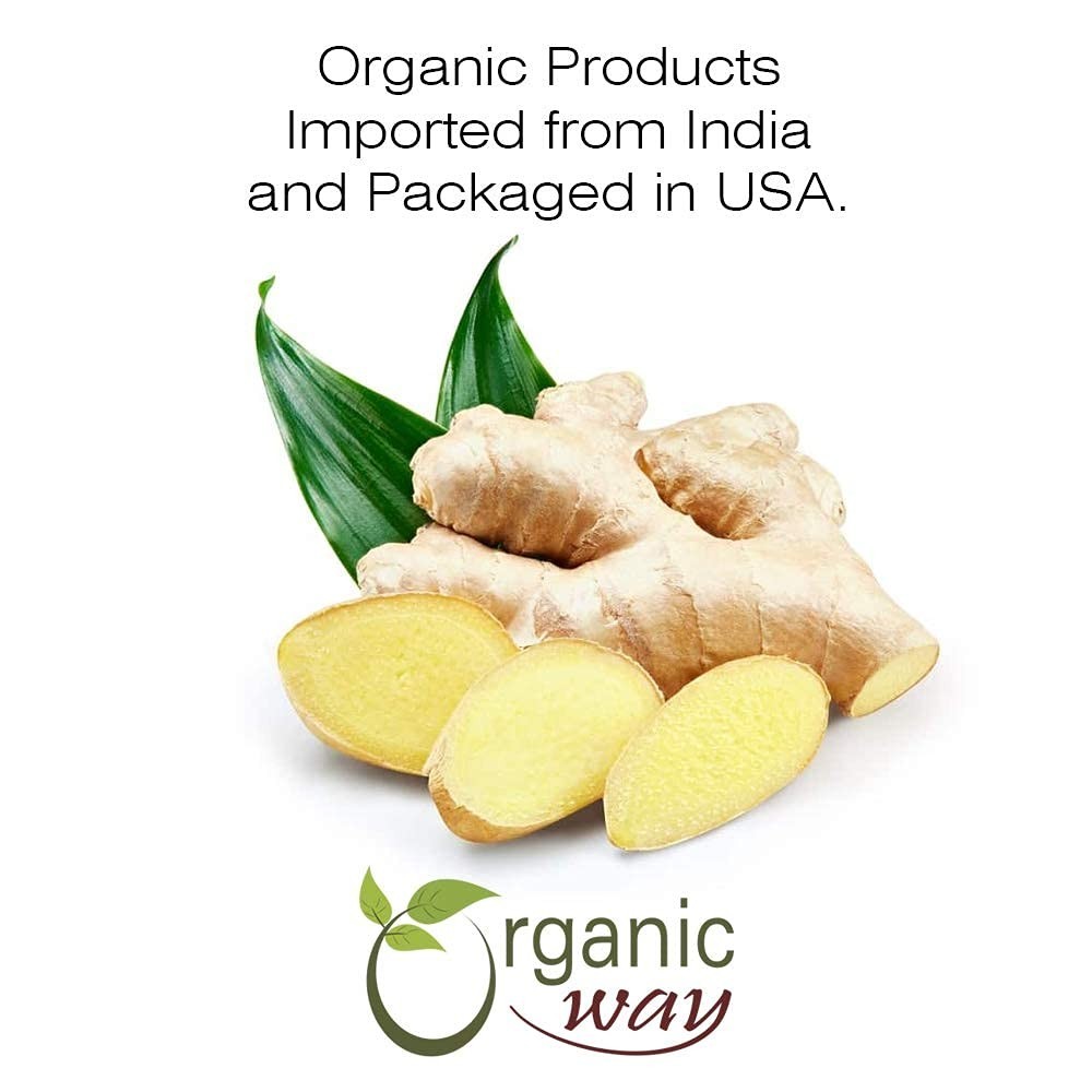 Ginger Root Powder – Organic, Kosher & USDA Certified (1LBS / 16Oz)