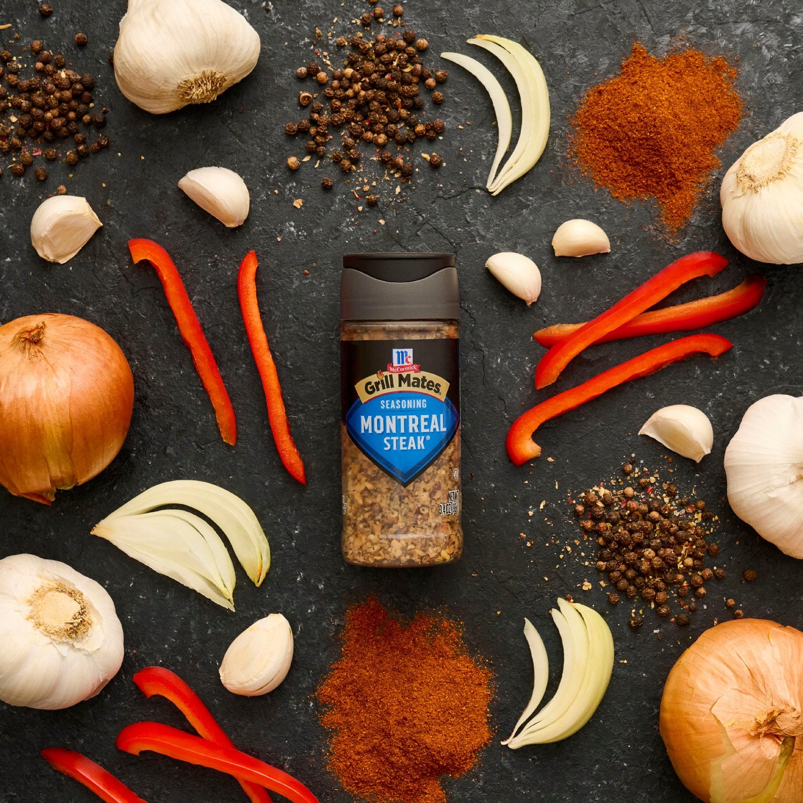 McCormick Grill Mates Montreal Steak Seasoning, 3.4 oz Ounce (Pack of 6)
