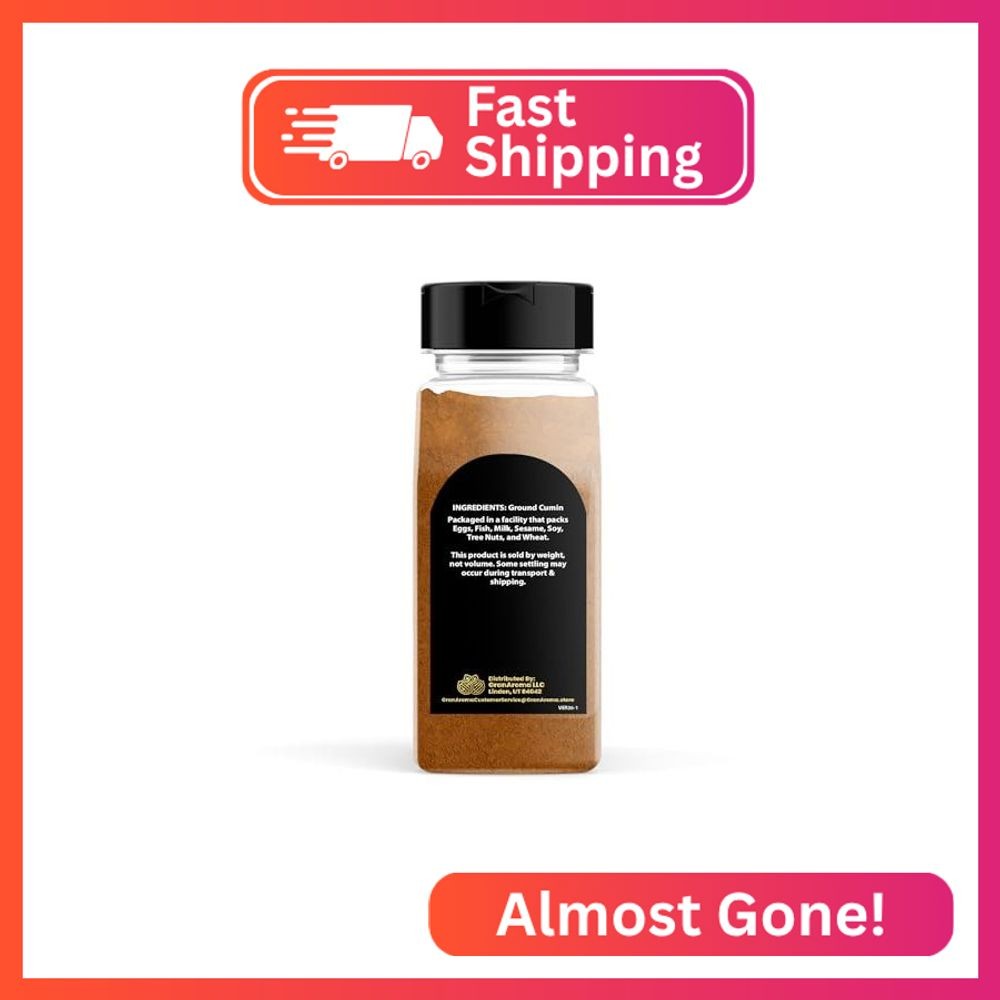 GranAroma 7.2 oz Ground Cumin, Aromatic Spice, Tacos & Soups
