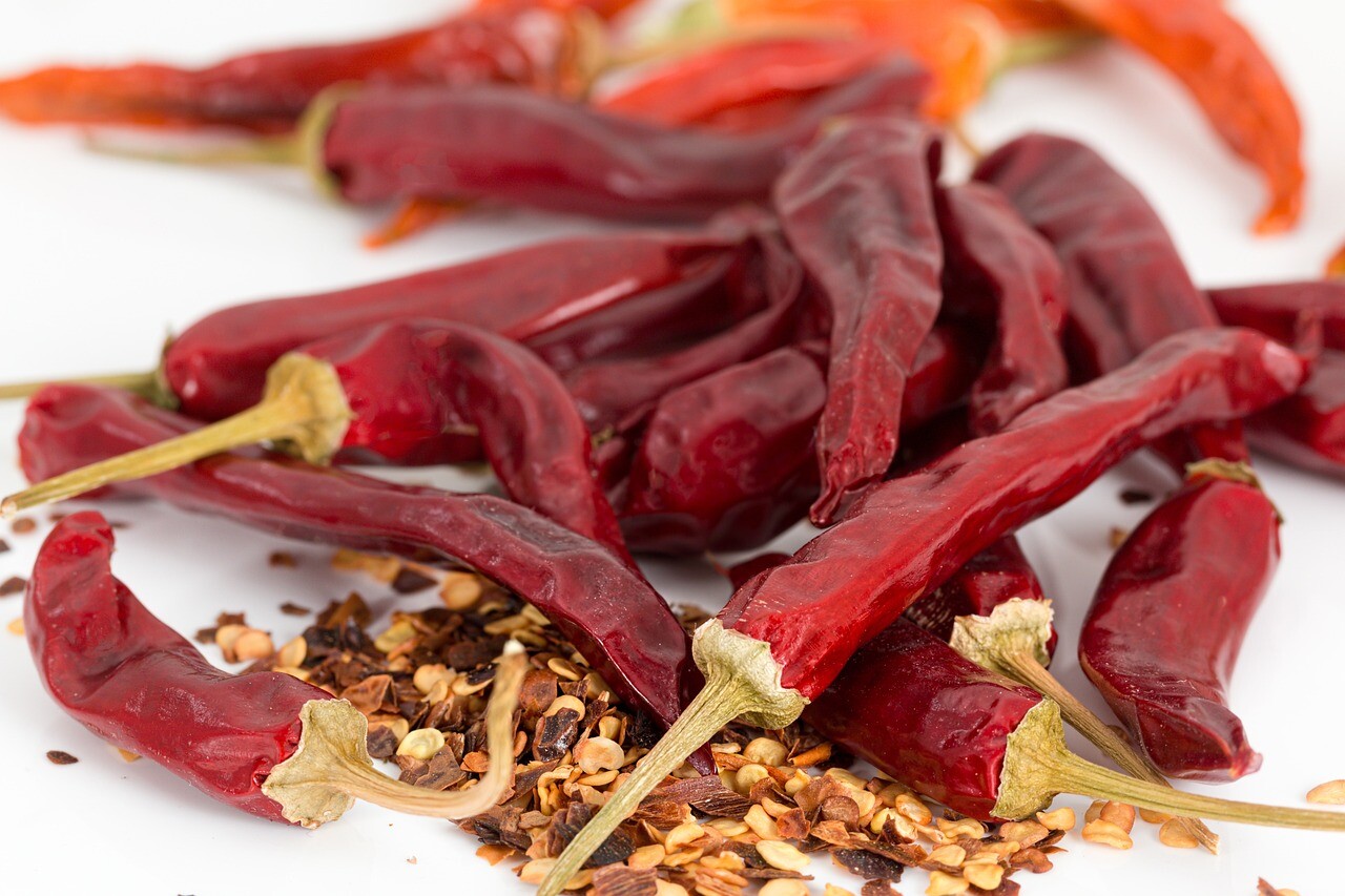 Red Organic Grade Sun Dried Chili Quality 100% 500 g Whole Ceylon Natural Chili