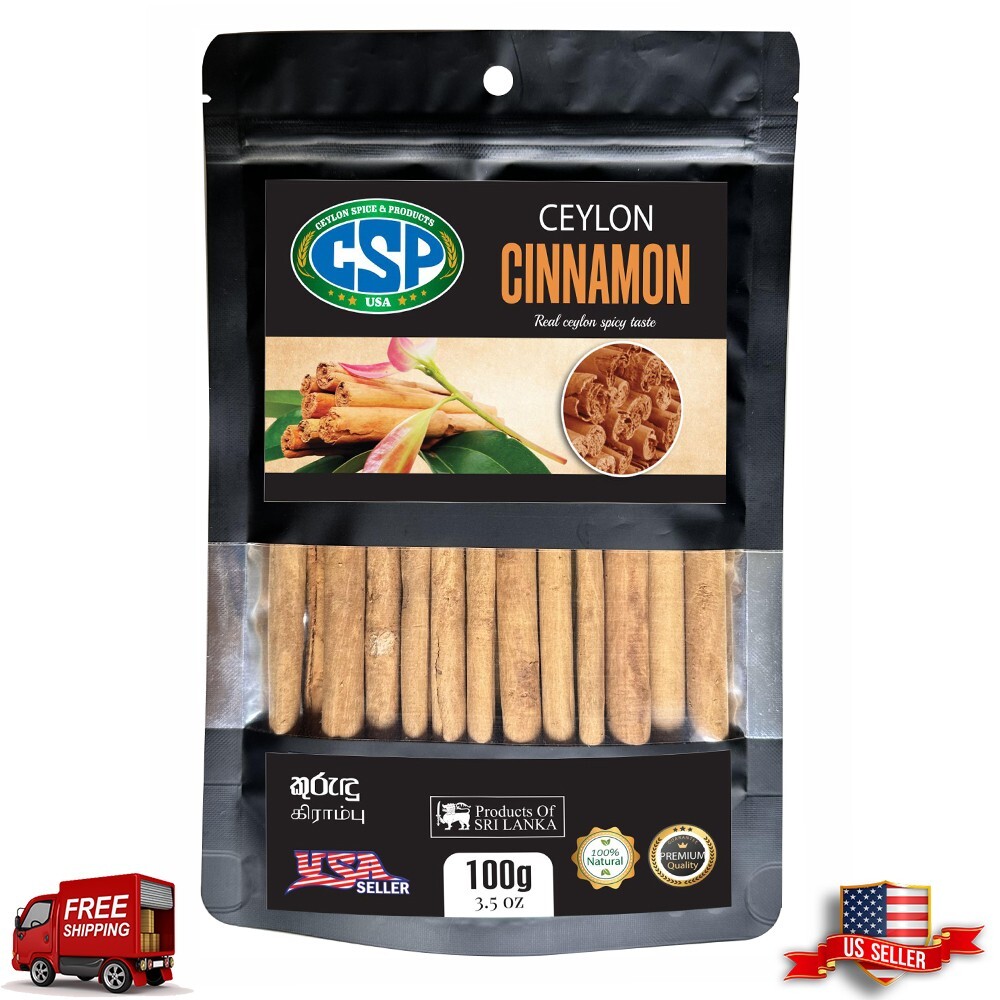 100% Pure Ceylon ALBA Grade Cinnamon Sticks Organic Sri Lanka Premium Quality