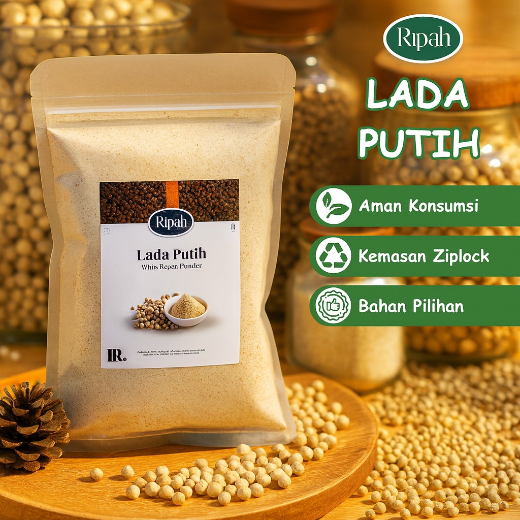 40g Ground White Pepper Powder Fine Aromatic Cooking Spice