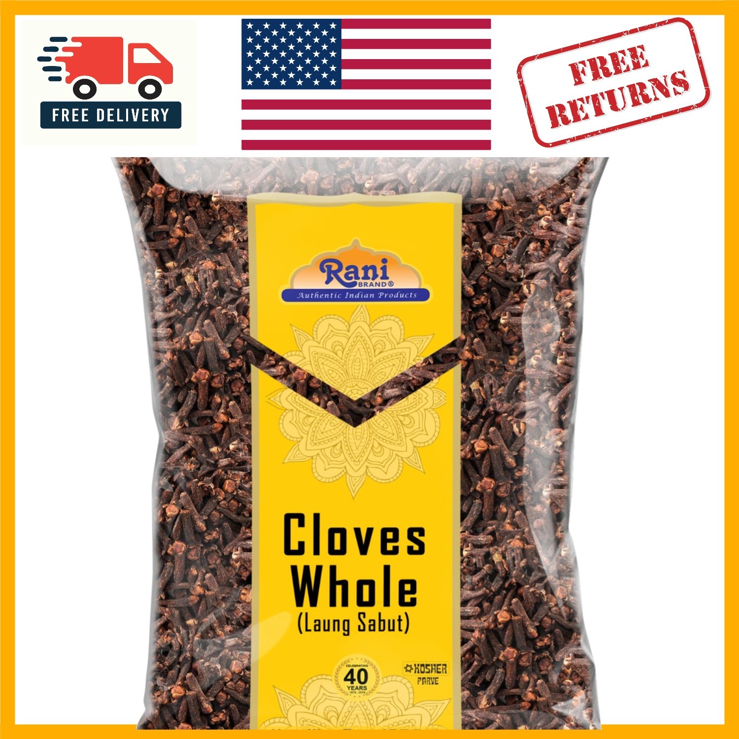 Hand-Selected Rani Whole Cloves 7oz – Pure Flavor for Cooking & Home Remedies
