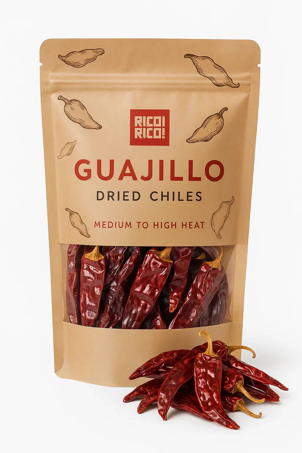 RICO RICO – Premium Dried Chiles (Ancho-Cascabel-Morita-Guajillo-Pasilla-Arbol)