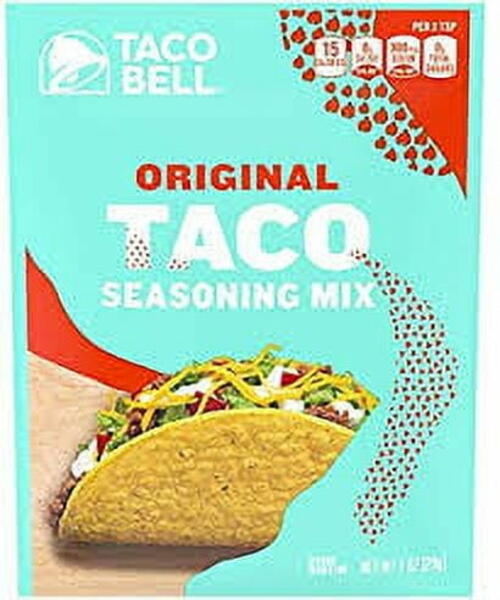 Taco Bell Taco Seasoning Mix, 1 oz (Pack of 24)
