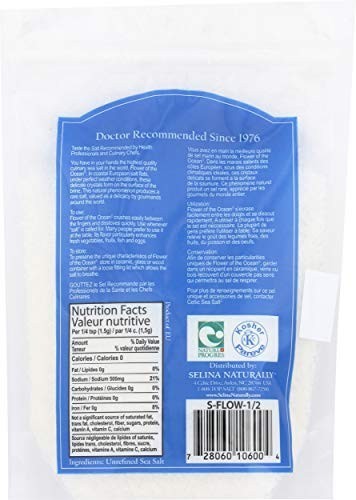 Gourmet Finishing Sea Salt Fleur de Sel 8 Ounce Flower of the Ocean
