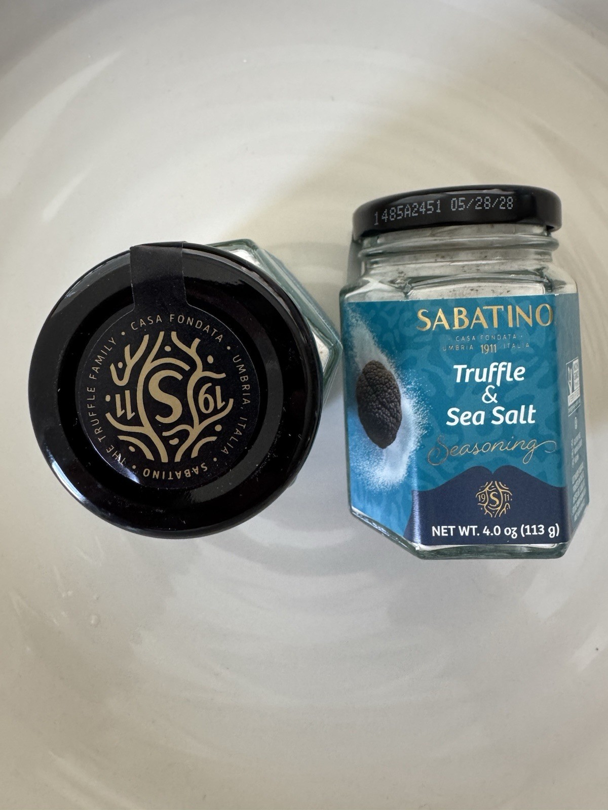 Sabatino Truffle & Sea Salt Seasoning Set 4oz – New & Sealed Exp 28-May-2028