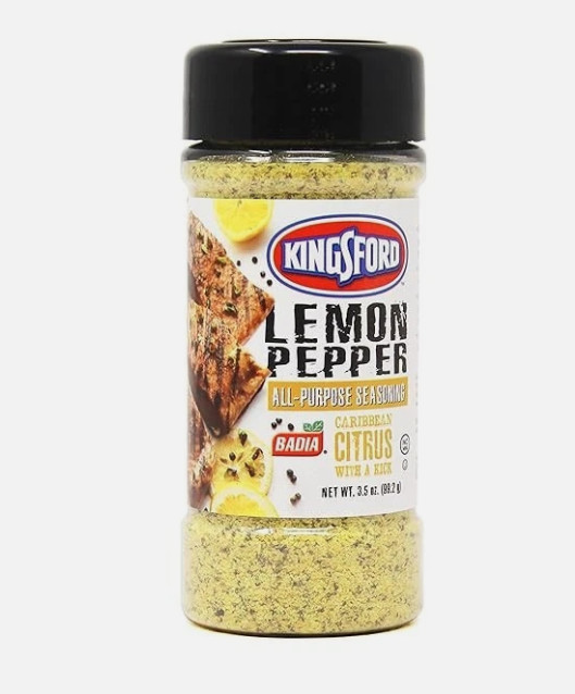 3 Lemon Pepper Seasoning Spices Herbs Fish Chicken Steak Barbecue Kingsford 3.5