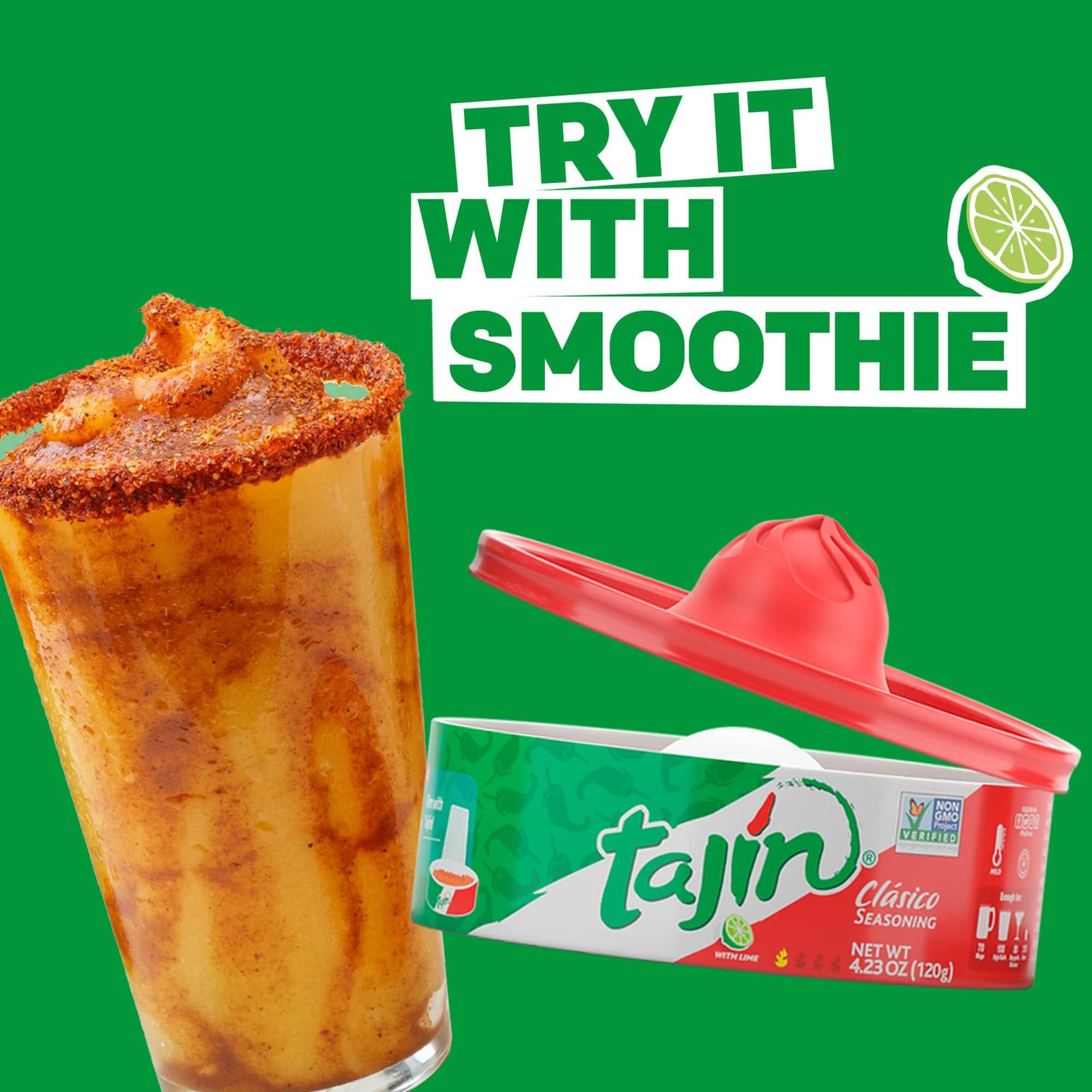 Tajin Clasico Chili Lime Seasoning Rimmer 4.23 Ounce Flavorful Drink Spice