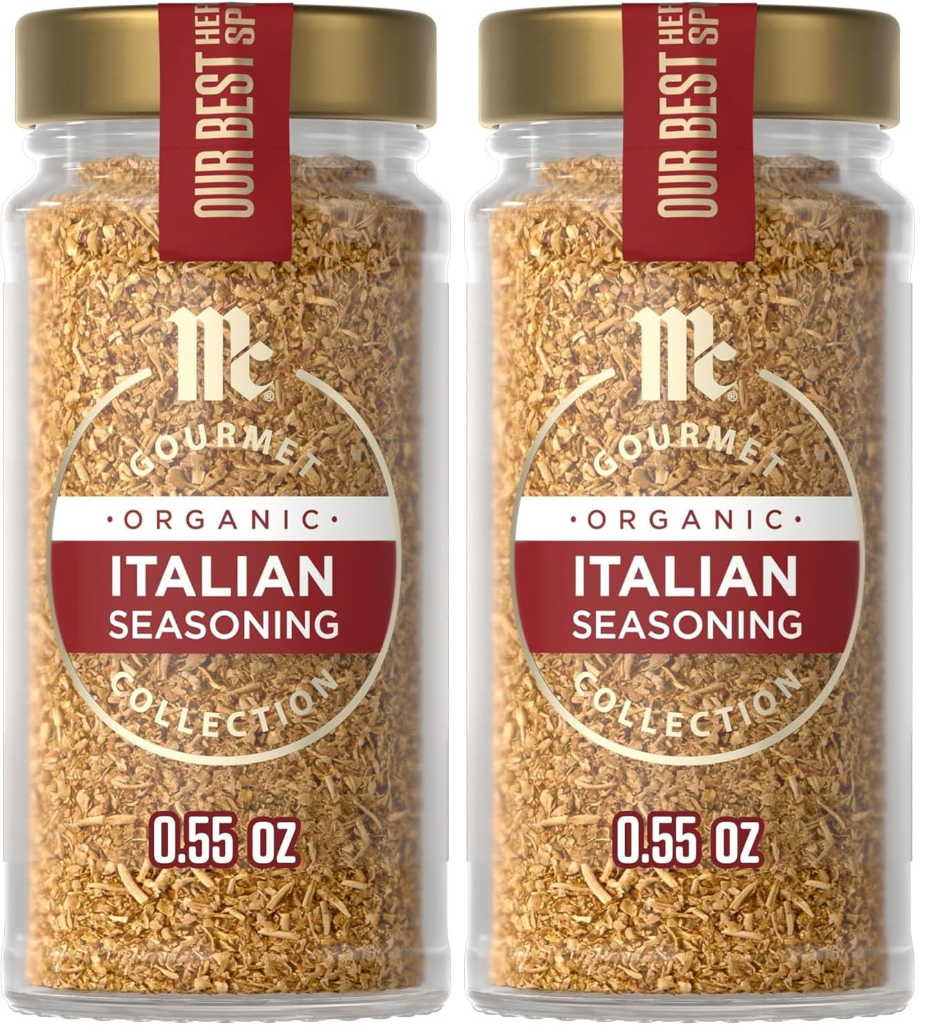 Mccormick Gourmet Organic Italian Seasoning, 0.55 Oz (Pack of 2)