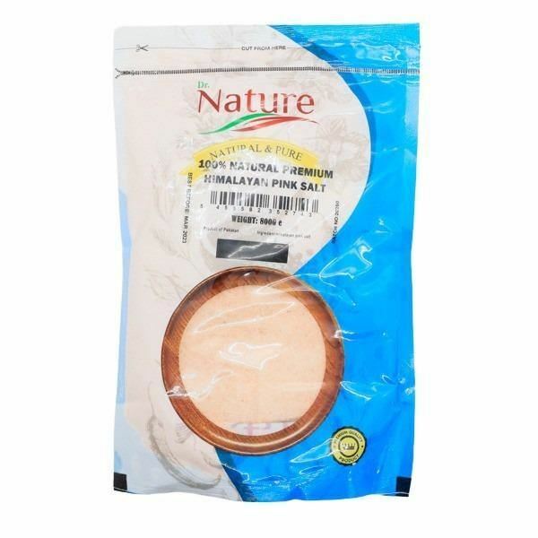 Dr Nature – 100% Pure Natural Premium Himalayan Pink Salt – 800g – (pack of 2)