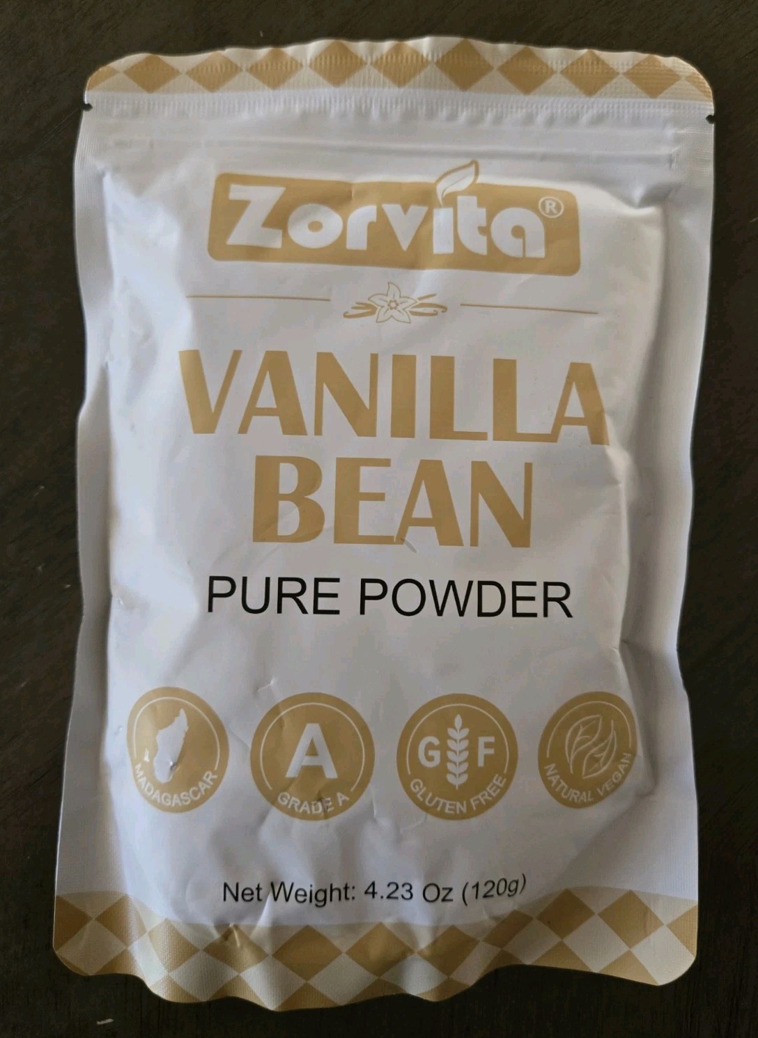 Pure Madagascar Grade A Vanilla Bean Powder – Zorvita – 4.23 oz – Gluten Free