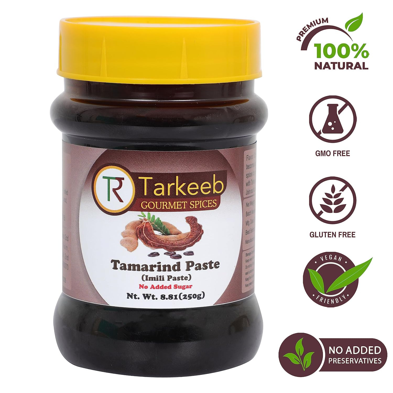 Tamarind Paste (Imli) –Tamarind Concentrate 8.81 Oz (250G) | No Added Sugar | Al
