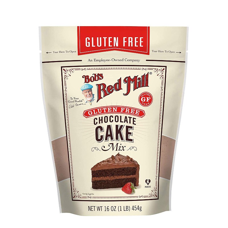 4x Bob’s Red Mill Gluten Free Chocolate Cake Mix Pantry Bulk Baking Supply 16oz
