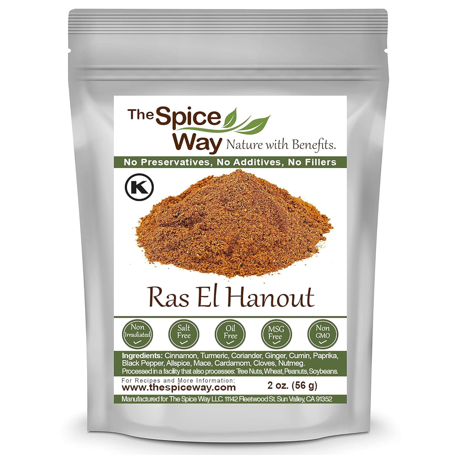 The Spice Way – Ras El Hanout Moroccan Meat Spice Blend Salt Free (Meat Seasonin