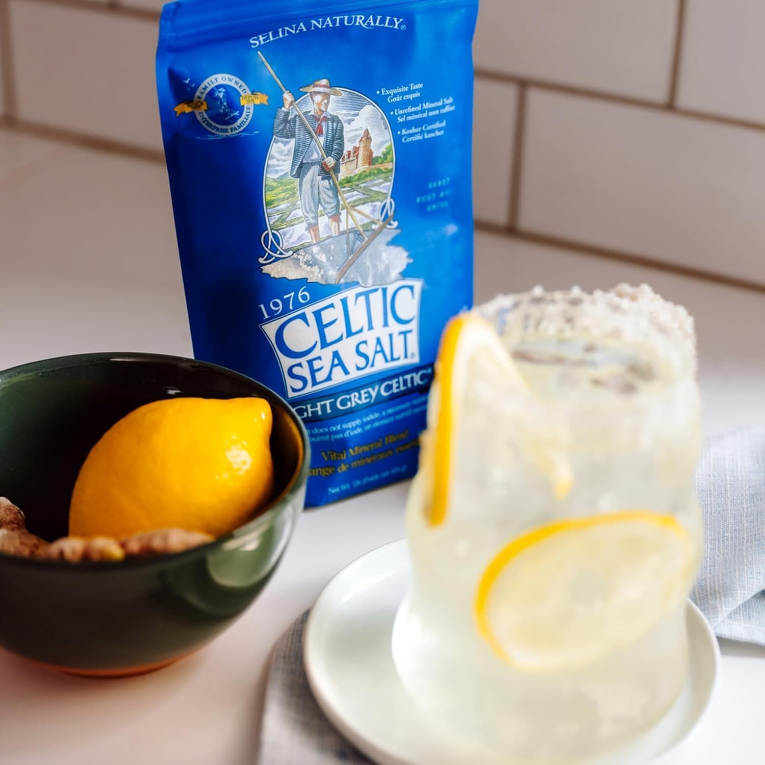 Unrefined Celtic Sea Salt with 70+ Minerals – Versatile Cooking & Finishing Use