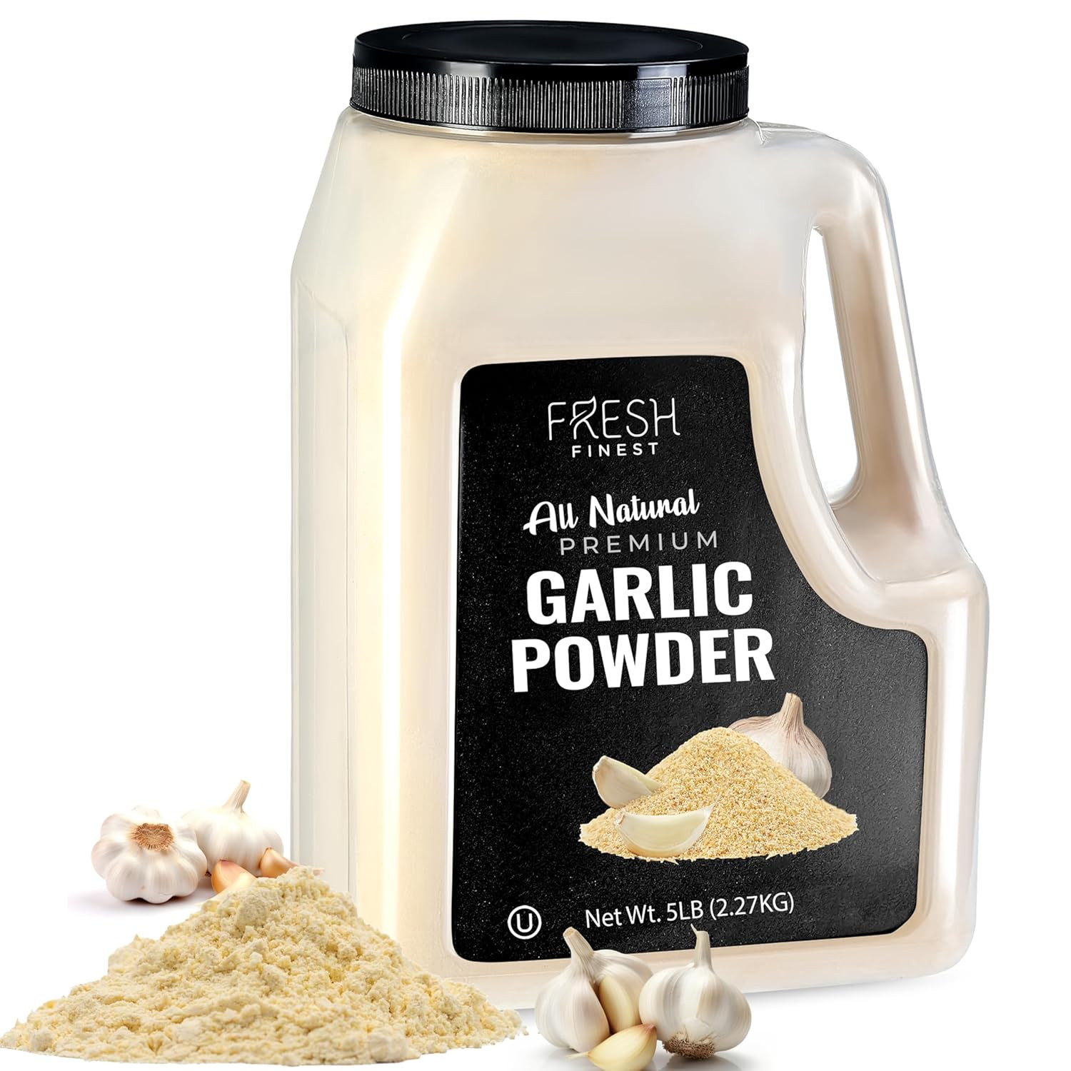 Fresh Finest Bulk 5 LB Premium Garlic Powder – Kosher Certified Non-Gmo Ground G