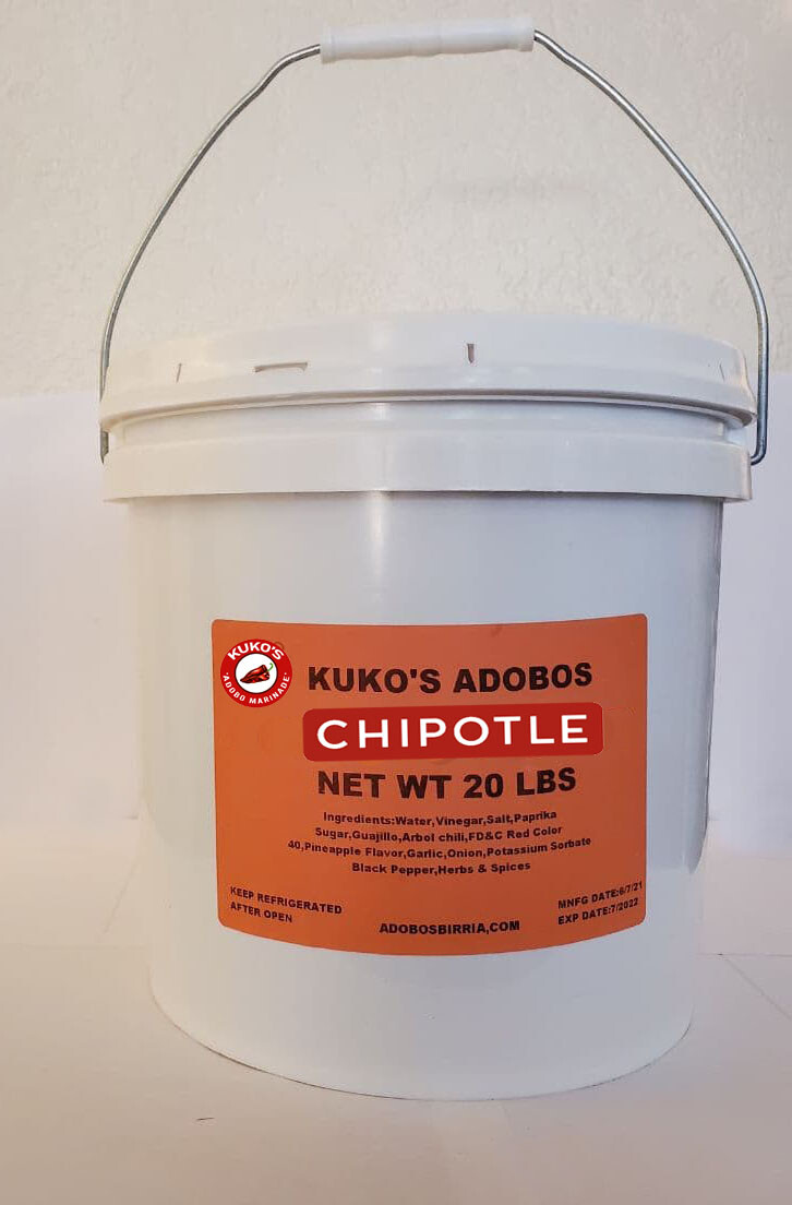 chipotle adobo marinade chili paste cooking sauce 20lbs 2 gallon