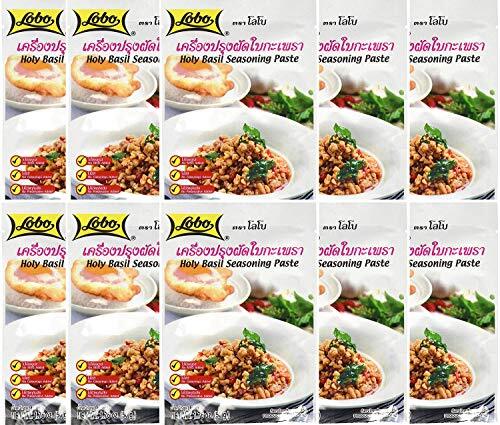 Thai Holy Basil Seasoning Paste 50g. (Pack of 10)