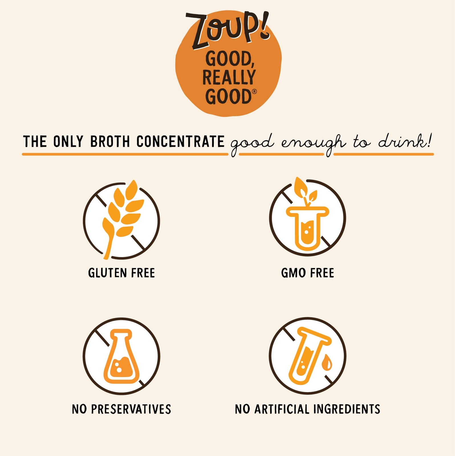 Zoup! Good, Really Good Chicken Broth Culinary Concentrate – Keto-Friendly, G…