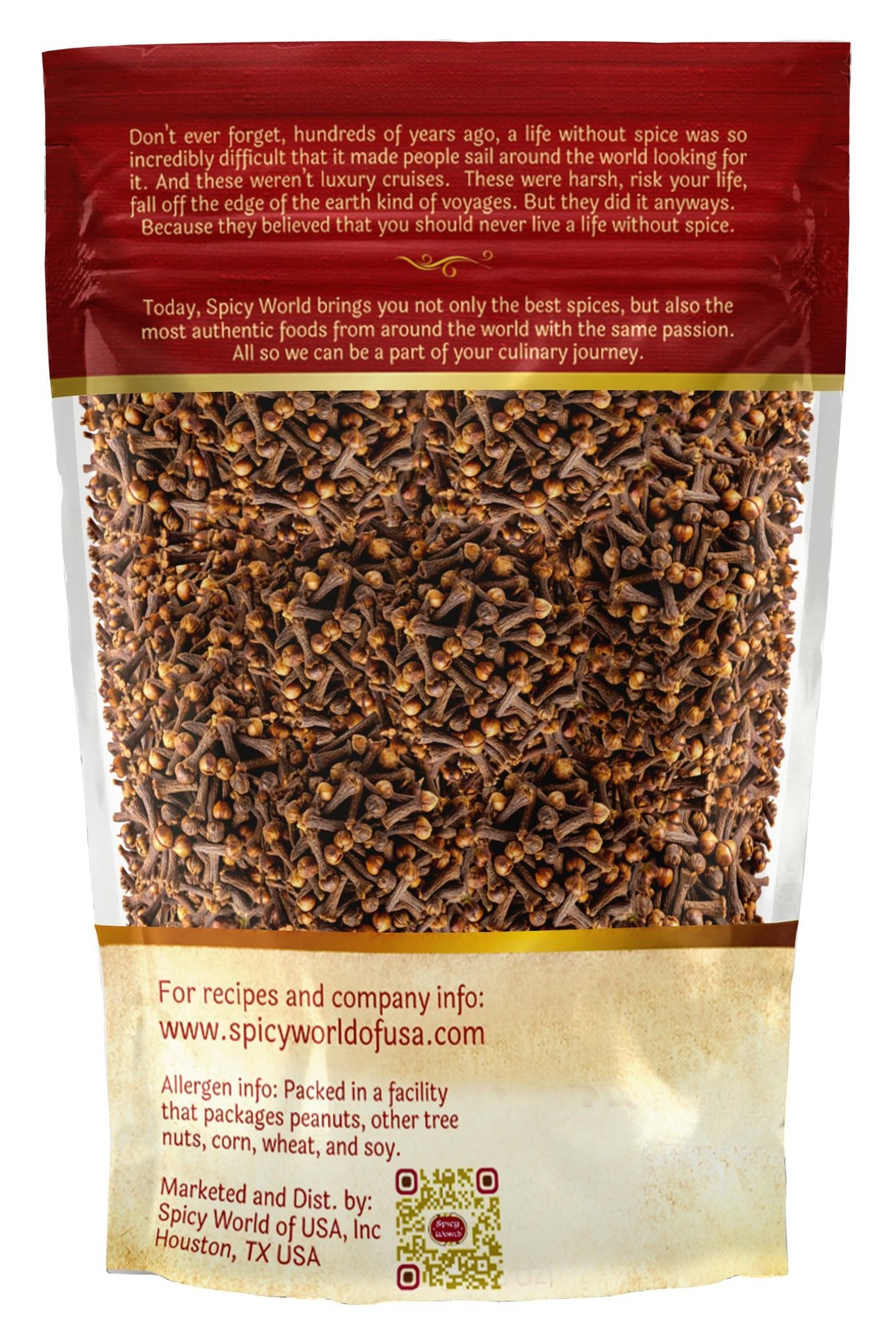 Cloves Whole Bulk 14 Oz Bag – Pure, Non-GMO, Premium 14 Ounce (Pack of 1)