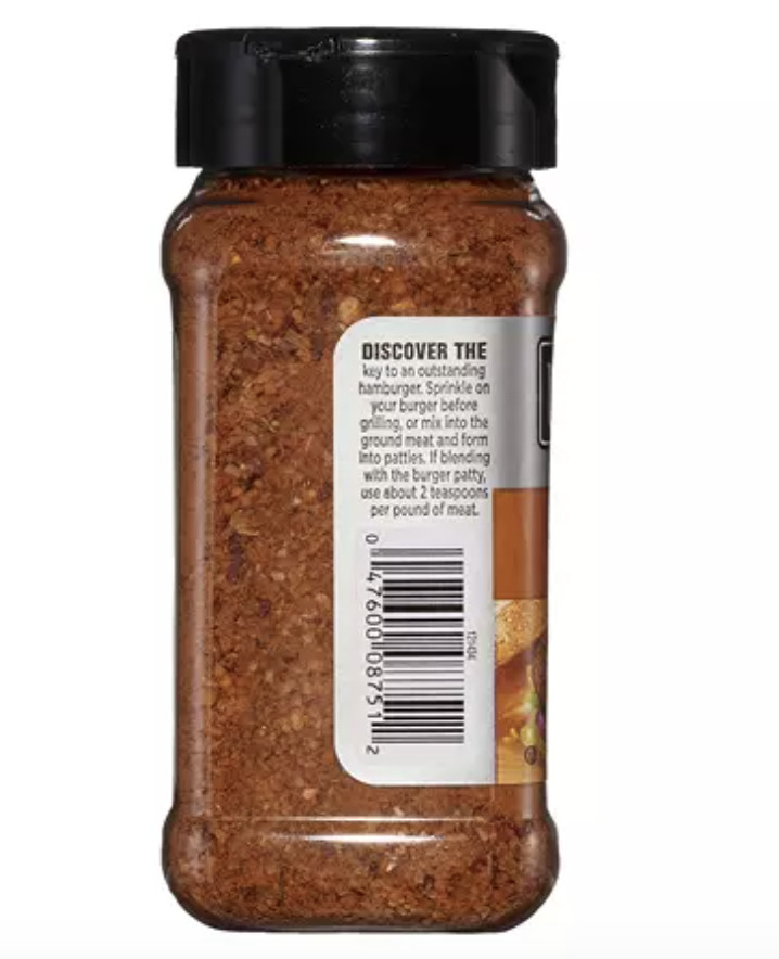 Weber Gourmet Burger Seasoning Spice 8 oz Large Jar