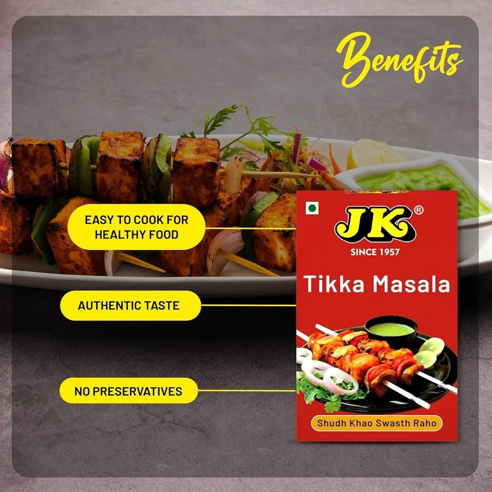 JK Tikka Masala,100g (Pack of 1)