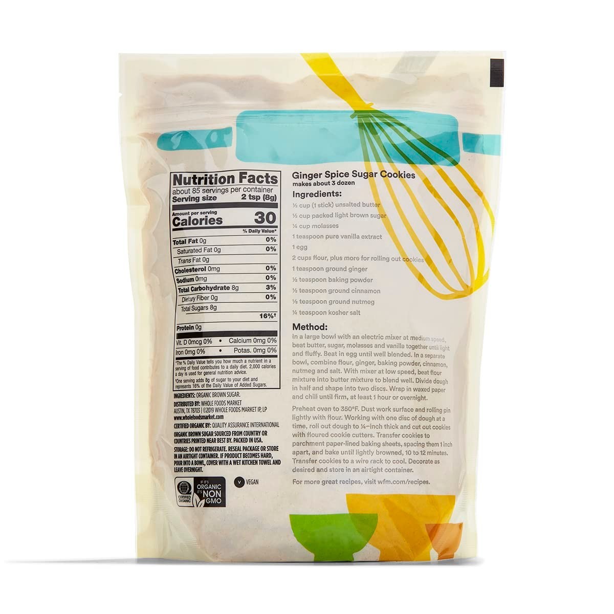 Organic Light Brown Sugar, 24 Ounce
