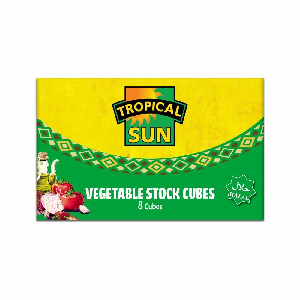 Tropical Sun Vegetable Cubes – 8 Cubes Per Pack – Pack of 1