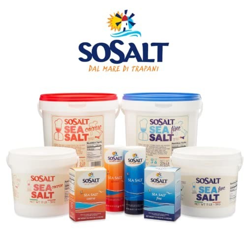Coarse Sea Salt 22 lb Bulk – Sicilian Cooking, Canning, Pickling, Grilling, Asad